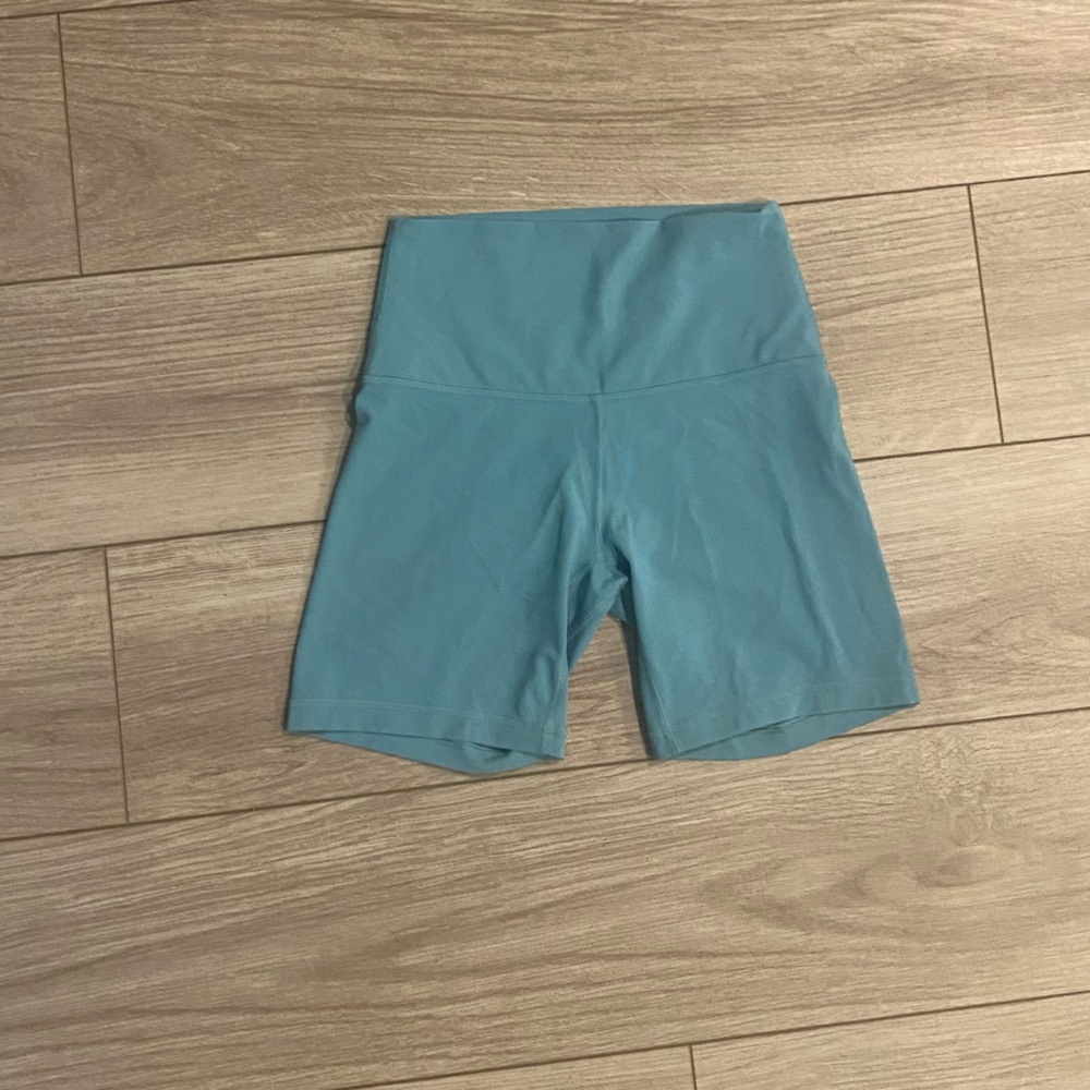 Blue lululemon align shorts
